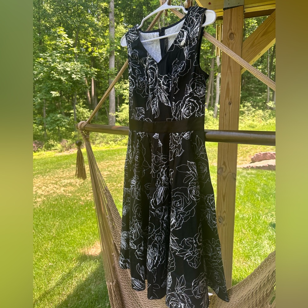 Annie Coco Black A line dress